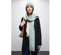 Street One Damen 5706442 Schal mit Woll-Anteil, Serene Green Mel, Regular