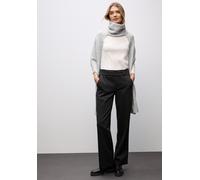 Schal STREET ONE, Damen, Gr. onesize, smooth grau melange, Stoff, 53% Polyester, 44% Polyacryl, 3% Elasthan, unifarben, Modetücher, Grobstrick (35199959-0) smooth grau melange