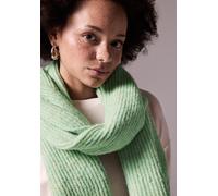 Schal STREET ONE STUDIO, Damen, Gr. onesize, grün (patina grün meliert), Stoff, 97% Polyester, 3% Elasthan, unifarben, Modetücher, softer Materialmix (30209539-0) patina grün meliert