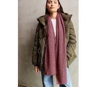 Schal STREET ONE STUDIO, Damen, Gr. onesize, schwarz candy pink, Stoff, 97% Polyester, 3% Elasthan, unifarben, Modetücher Schal, aus softem Materialmix (92392815-0) schwarz candy pink