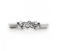 Schal-Strickjacken-Clips 3er-Set elegante Vintage-Pullover- und Schalclips for Damen, silberne Clips, Kragenclips for Strickjacken(Color-03)