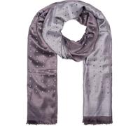Schal STYLEBREAKER "Edler Schal mit Quadratischem Muster", Damen, grau (taupe, grau), Obermaterial: 100% Viskose CV., Modisch, Modetücher Schal (20926201-0) taupe, grau