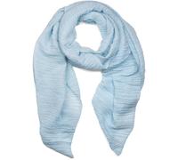 Schal STYLEBREAKER "Gekreppter Unifarbener Schal", Damen, blau (hellblau), Obermaterial: 50% Viskose CV. 50% Baumwolle CO., Modisch, Modetücher Schal (22892062-0) hellblau