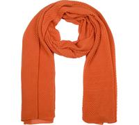 Schal STYLEBREAKER "Gekreppter Unifarbener Schal", Damen, braun (rost), Obermaterial: 50% Viskose CV. 50% Baumwolle CO., Modisch, Modetücher Schal (11241461-0) rost