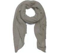 Schal STYLEBREAKER "Gekreppter Unifarbener Schal", Damen, grau, Obermaterial: 50% Viskose CV. 50% Baumwolle CO., Modisch, Modetücher Schal (13239438-0) grau