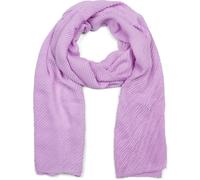 Schal STYLEBREAKER "Gekreppter Unifarbener Schal", Damen, lila (flieder), Obermaterial: 50% Viskose CV. 50% Baumwolle CO., Modisch, Modetücher Schal (94588853-0) flieder