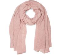 Schal STYLEBREAKER "Gekreppter Unifarbener Schal", Damen, rosa (altrose), Obermaterial: 50% Viskose CV. 50% Baumwolle CO., Modisch, Modetücher Schal (44144428-0) altrose