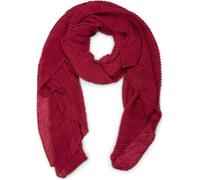 Schal STYLEBREAKER "Gekreppter Unifarbener Schal", Damen, rot (weinrot), Obermaterial: 50% Viskose CV. 50% Baumwolle CO., Modisch, Modetücher Schal (47678942-0) weinrot