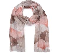 Schal STYLEBREAKER "Langer Schal Ginkgo Leaves", Damen, braun (braun, cognac), Obermaterial: 100% Viskose CV., Modisch, Modetücher Schal (31915404-0) braun, cognac