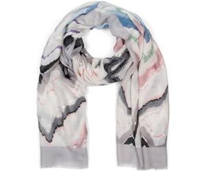 Schal STYLEBREAKER "Leichter Schal mit Zick-Zack Muster", Damen, grau, Obermaterial: 100% Viskose CV., Modisch, Modetücher Schal (17810443-0) grau