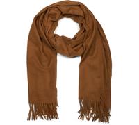 Schal STYLEBREAKER "Weicher Schal Uni mit Fransen", Damen, braun (cognac), Obermaterial: 100% Viskose CV., Modisch, Modetücher Schal (85878347-0) cognac