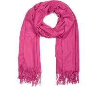 Schal STYLEBREAKER "Weicher Schal Uni mit Fransen", Damen, lila (himbeere), Obermaterial: 100% Viskose CV., Modisch, Modetücher Schal (46516446-0) himbeere