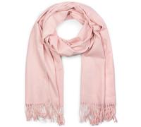 Schal STYLEBREAKER "Weicher Schal Uni mit Fransen", Damen, rosa (rose), Obermaterial: 100% Viskose CV., Modisch, Modetücher Schal (68931139-0) rose