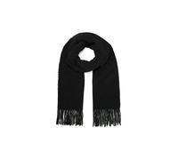 Schal VERO MODA "VMELLA WOVEN SCARF NOOS", Damen, schwarz, Strick, Kunstfaser, unifarben, Modetücher Schal (92762810-0) schwarz