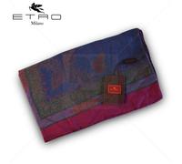 Schal Wolle-Modal ETRO Shaal-Nu 200 x 68 cm Lila-Blau