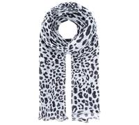 Schal ZWILLINGSHERZ "Leo", Damen, schwarz, Web, Obermaterial: 100% Polyester, Modetücher Schal, Leo-Muster, leichter Stoff (33646455-0) schwarz