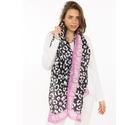 Schal Viskose Mix Leo Dreams Schwarz