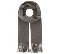 Schal ZWILLINGSHERZ ""Wollmix Uni"", Damen, dunkelgrau, Materialmix, Modetücher Schal, mit Fransenabschluss (75542638-0)
