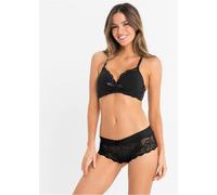 Schalen-BH BONPRIX, Damen, Gr. 100, Cup D, schwarz, Obermaterial: 91% Polyamid, 9% Elasthan. Futter: 83% Polyamid, 17% Elasthan. Spitze: 88% Polyamid, 12% Elasthan, BHs Schalen-BH (33050222-100) schwa