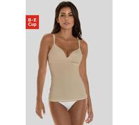 Schalen-BH-Hemd NUANCE, Damen, Gr. 70, Cup E, braun (caramel), Microtouch, Jersey, Obermaterial: 63% Polyamid, 30% Elasthan, 7% Polyester, klassisch, BHs, ohne Bügel mit 2 Tragevarianten (73972052-70)