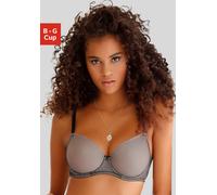 Schalen-BH LASCANA "Invisible Pink", Damen, Gr. 75, Cup B, schwarz, Microtouch, Obermaterial: 86% Polyamid, 14% Elasthan, BHs BH Schalen-BH T-Shirt-BH, mit Spacer-Schalen, perfekt unter weißer Kleidun
