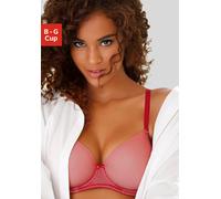 Schalen-BH LASCANA "Invisible Pink", Damen, Gr. 75, Cup F, pink, Microtouch, Obermaterial: 86% Polyamid, 14% Elasthan, BHs BH Schalen-BH T-Shirt-BH, mit Spacer-Schalen, perfekt unter weißer Kleidung (