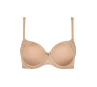 Schalen-BH LISCA "Schalen BH Evelyn", Damen, Gr. 75, Cup D, beige (sweet almond), Stoff, Obermaterial: 83% Polyamid PA. 17% Elasthan EL., BHs Schalen-BH (59071148-75) sweet almond
