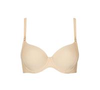 Schalen-BH LISCA "Schalen BH mit Bügel Laura", Damen, Gr. 85, Cup D, beige (vanilla cream), Stoff, Obermaterial: 77% Polyamid PA. 23% Elasthan EL., BHs Schalen-BH (16849066-85) vanilla cream