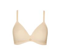 Schalen-BH LISCA "Schalen BH ohne Bügel Laura", Damen, Gr. 85, Cup E, beige (vanilla cream), Stoff, Obermaterial: 75% Polyamid PA. 25% Elasthan EL., BHs Schalen-BH (22332509-85) vanilla cream