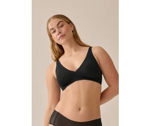 Schalen-BH NATURANA "The Sunday", Damen, Gr. M, N-Gr, schwarz, Obermaterial: 68% Polyamid, 32% Elasthan. Futter: 100% Polyester, unifarben, BHs Schalen-BH, ohne Bügel, weich, bequem, basic, verstellba