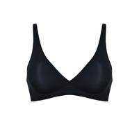 Schalen-BH NATURANA "The Sunday", Damen, Gr. S, N-Gr, schwarz, Obermaterial: 68% Polyamid, 32% Elasthan. Futter: 100% Polyester, unifarben, BHs, ohne Bügel, weich, bequem, basic, verstellbare Träger (