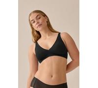 Schalen-BH NATURANA "The Sunday", Damen, Gr. XL, N-Gr, schwarz, Obermaterial: 68% Polyamid, 32% Elasthan. Futter: 100% Polyester, unifarben, BHs, ohne Bügel, weich, bequem, basic, verstellbare Träger