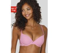 Schalen-BH NUANCE, Damen, Gr. 70, Cup B, pink, Spitze, Obermaterial: 85% Polyamid, 15% Elasthan, BHs Schalen-BH, im Rücken aus Spitze, Cups aus Microtouch, Dessous (14447161-70) pink