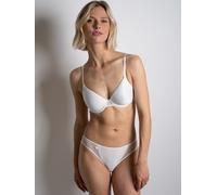 Schalen-BH PASSIONATA "MISS JOY", Damen, Gr. 75, Cup C, blanc, Obermaterial: 82% Polyester, 13% Elasthan, 5% Polyamid, BHs Schalen-BH, Schmetterlingsmotiv, Spacer-Cups, nahtlos vorgeformt (22535903-75