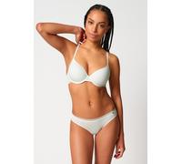 Schalen-BH SKINY "Natural Beauty", Damen, Gr. 75, Cup A, weiß (ivory), Obermaterial: 48% Modal, 47% Baumwolle, 5% Elasthan. Cups: 100% Polyester. Spitze: 85% Polyamid, 15% Elasthan, unifarben, normal,