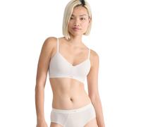 Schalen-BH SLOGGI "EVER Ease", Damen, Gr. L, N-Gr, beige (sand beige), Single Jersey, Obermaterial: 50% Baumwolle, 39% Polyester, 11% Elasthan, BHs Schalen-BH, temperaturausgleichend, V-Ausschnitt, we