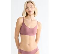 Schalen-BH SLOGGI "FREE Evolve P", Damen, Gr. 1, N-Gr, date night pink, Single Jersey, Spitze, Obermaterial: 46% Polyester, 45% Modal, 9% Elasthan, unifarben, modisch, BHs, super weich, dehnfähig, Str