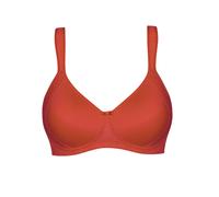 Susa Schalen BH Damen ohne Bügel Milano I Damen-BHS mit nahtlos vorgeformten Cups I Dessous mit optimaler Passform und wunderbarem Hautgefühl I Terracotta I 80A