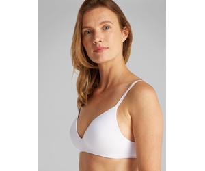 Schalen-BH "WIRE FREE T SHIRT BRA", Damen, Gr. 70, Cup B, weiß, Obermaterial: 79% Polyamid, 21% Elasthan, CALVIN KLEIN UNDERWEAR, unifarben, Basic, körpernah, BHs Schalen-BH, mit Logoschriftzügen (108