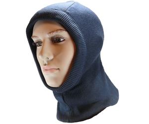 Schalmütze aus 1oo% Baumwolle! braun, 49