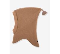 Schalmütze Baby mit Quaste PURE PURE by Bauer aus Merinowolle karamell Gr. 45/47 cm