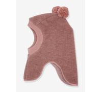 Schalmütze Baby Wollfleece maximo mit Bio-Baumwolle blush Gr. 51 cm