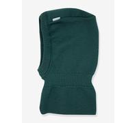 Schalmütze BASIC Kinder maximo aus Merinowolle grün Gr. 49 cm