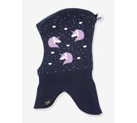 Schalmütze Mädchen Baby EINHORN maximo blau Gr. 51 cm