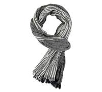 Schals Tücher Halstuch Scarf Herbst Winter Männer Schal Baumwolle Leinen Gestreiften Herren Schals Warme Halstuch Mode Männlichen Marke Schals Schwarzgrau