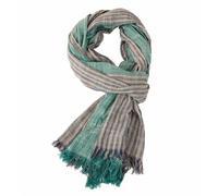 Schals Tücher Halstuch Scarf Herbst Winter Männer Schal Baumwolle Leinen Gestreiften Herren Schals Warm Halstuch Mode Männlichen Marke Schals Grün