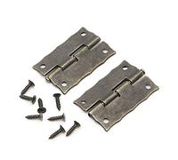 Scharniere für Schmuckkästchen, Antik-Bronze, 35 x 28 mm, 2 Stück