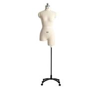 Schaufensterpuppe Kleid Form zum Nähen mit Ständer & Rollen - Schneiderpuppe zum Basteln und Kleidungsdesign