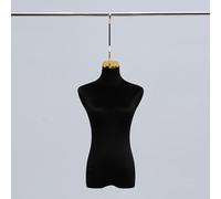 Schaufensterpuppe Schneiderpuppe Schaufensterpuppe Halbkörper Weiblich Hängend, Women's Plastic Manikin Torso Velvet Fabric Hanger With Metal Long Hook, Hochzeit Shop Fenster Display Kleid Form ( Colo