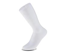 Schaukasten Dekofuß Damen Fuß , Socke, Kurzer , , Fußkettchen / Fußkette Display Präsentation Modell 31cm -Weiß